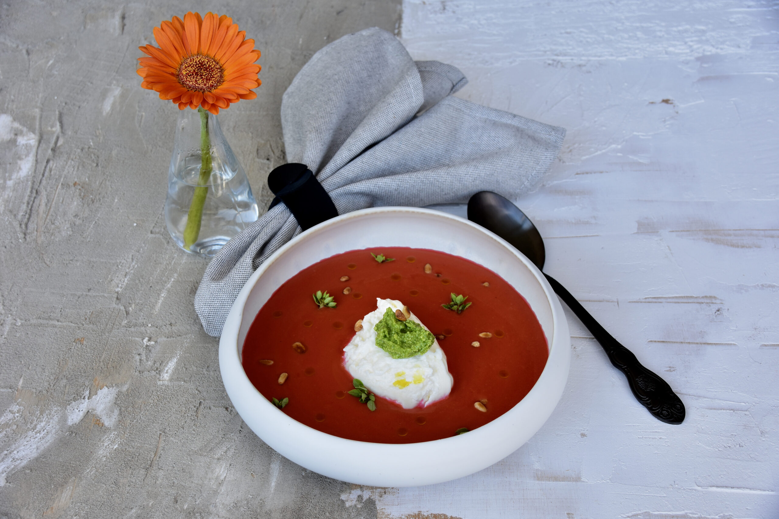 Gazpacho met rode biet