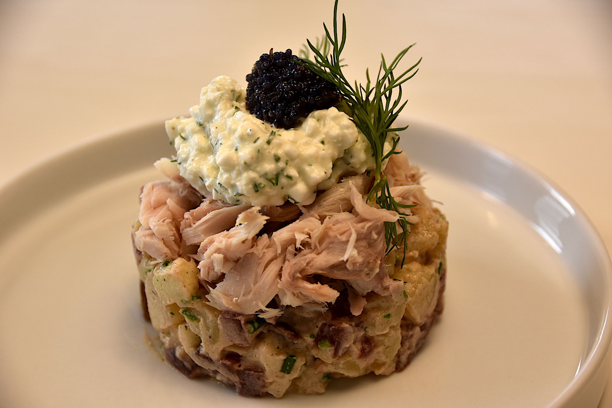 Aardappelsalade met makreel
