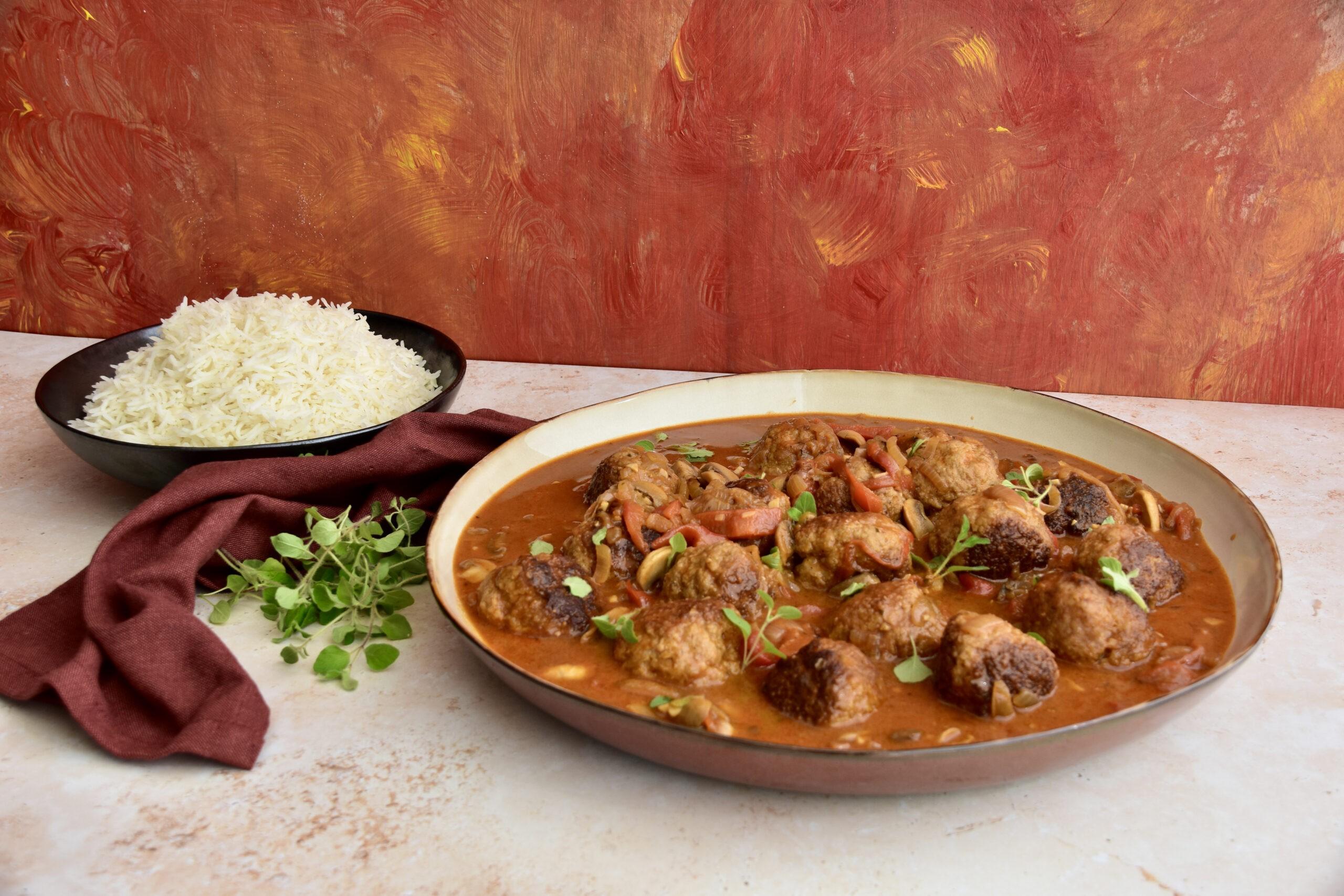 Stroganoff gehaktballen
