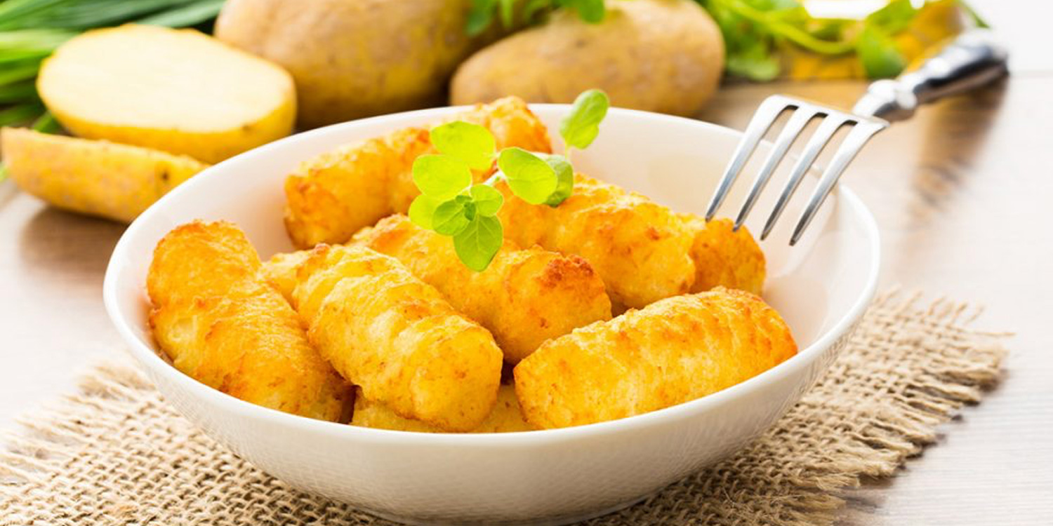 Kruidige aardappelkroketten