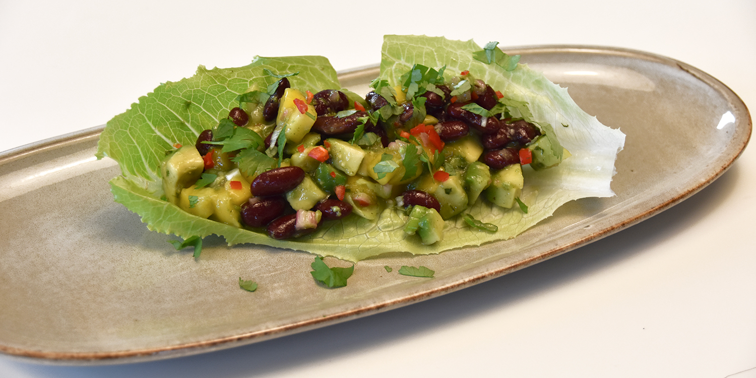 Salade van rode bonen