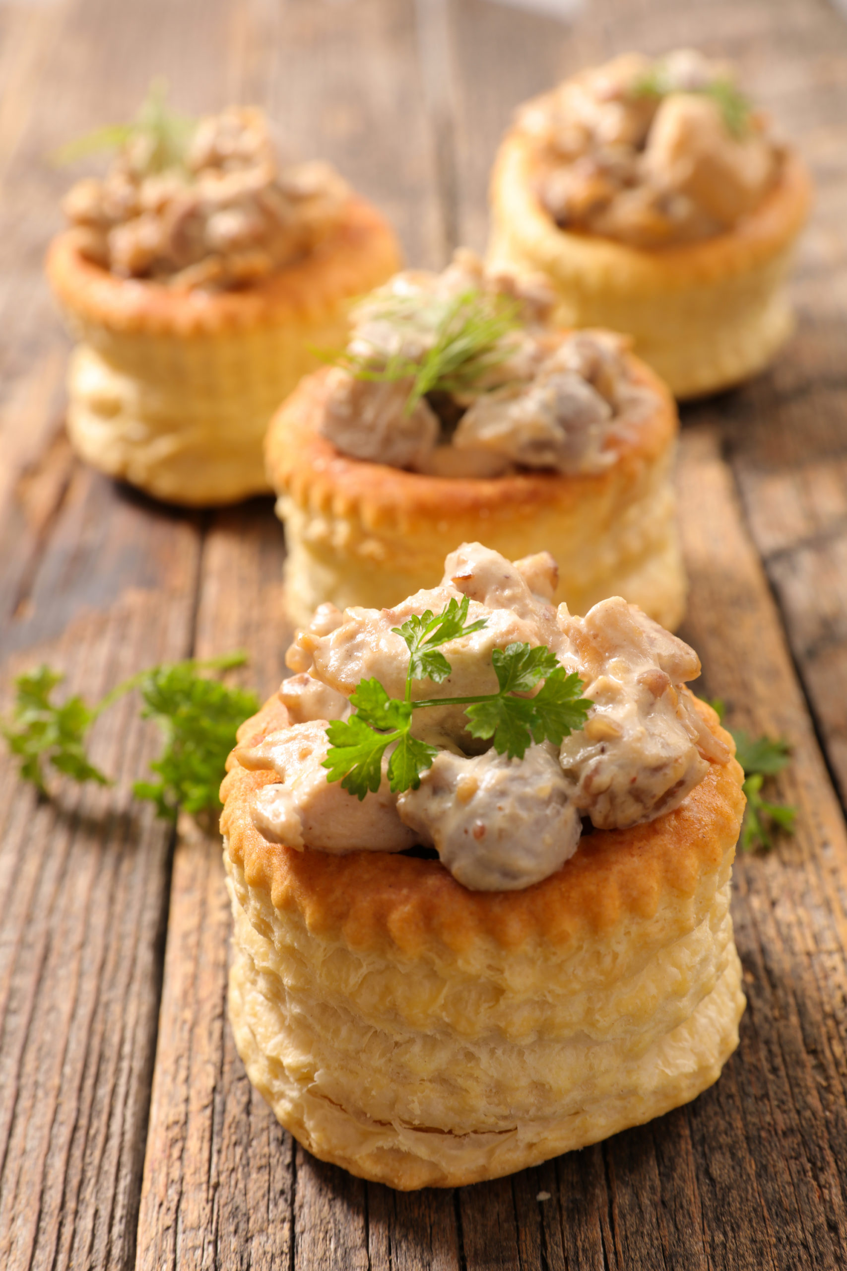 Klassieke versus gezonde vol-au-vent